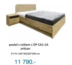 Jamall artisan postel s roštem s úp ca1-1a nabídka