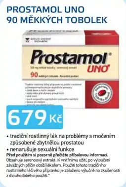 Lékárna AGEL Prostamol Uno nabídka
