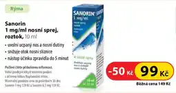 Dr. Max Sanorin nosní sprej nabídka