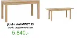 Jamall Mwst 13 jídelní stůl nabídka