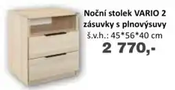 Jamall Noční stolek vario 2 zásuvky s plnovýsuvy nabídka