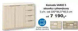 Jamall Komoda vario 5 zásuvky s plnovýsuvy nabídka