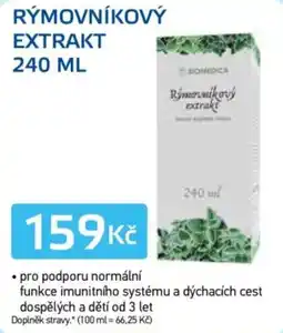 Lékárna AGEL Bionedica rýmovníkový extrakt nabídka