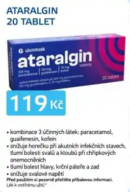 Lékárna AGEL Glenmark ataralgin nabídka