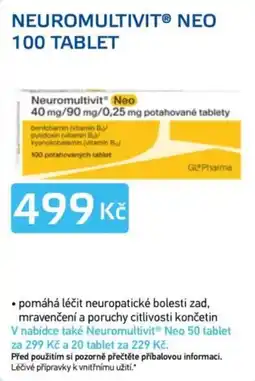 Lékárna AGEL Neuromultivit Neo nabídka