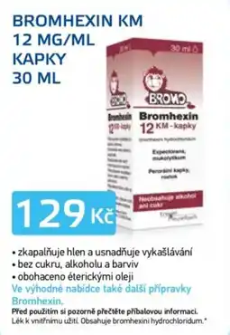 Lékárna AGEL Bromhexin 12 KM-kapky nabídka