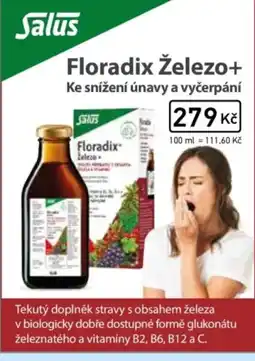 Lékárna AGEL Salus Floradix Železo+ nabídka