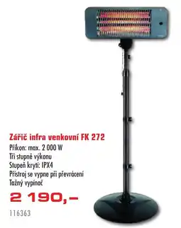 Uni Hobby Zářič infra venkovní FK 272 nabídka