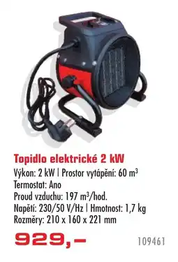 Uni Hobby Topidlo elektrické 2 kW nabídka