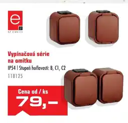Uni Hobby e2 elektra Vypínačová série na omítku nabídka