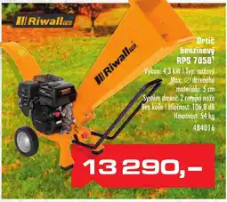 Uni Hobby Riwall pro drtič benzinový rps 7058 nabídka