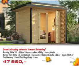 Uni Hobby Amberley² Domek dřevěný zahradní luxusní nabídka