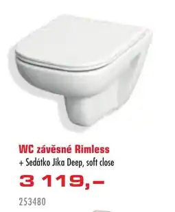 Uni Hobby WC závěsné Rimless nabídka