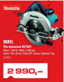 Uni Hobby Makita pila kotoučová hs7601 nabídka