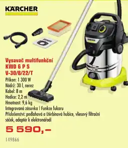 Uni Hobby Karcher vysavač multifunkční KWD 6 P S V-30/8/22/T nabídka