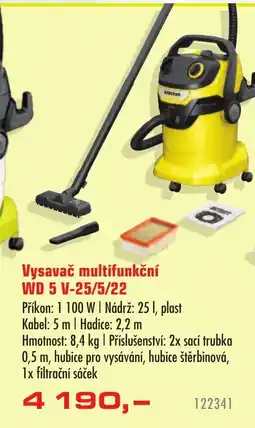 Uni Hobby Kärcher Vysavač multifunkční WD 5 V-25/5/22 nabídka