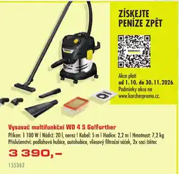 Uni Hobby Karcher Vysavač multifunkční WD 4 S Go!Further nabídka