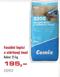 Uni Hobby Cemix fasádní lepicí a stěrkový tmel nabídka