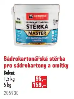Uni Hobby Sarek sádrokartonářská stěrka master nabídka