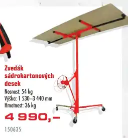 Uni Hobby Zvedák sádrokartonových desek nabídka