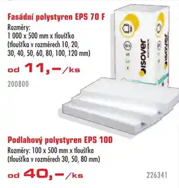 Uni Hobby Isover fasádní polystyren eps 70 f nabídka