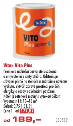Uni Hobby Vitex Vito Plus nabídka