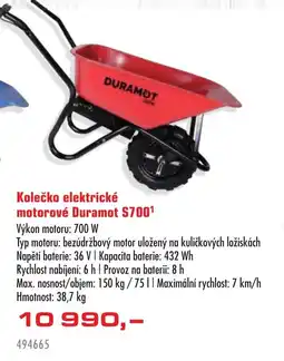 Uni Hobby Duramot kolečko elektrické motorové S700 nabídka
