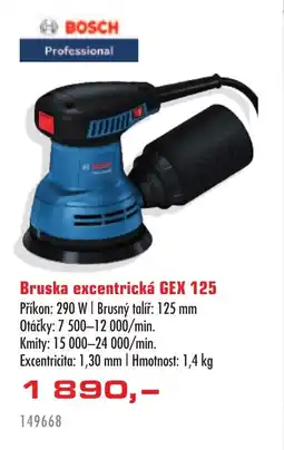 Uni Hobby Bosch bruska excentrická GEX 125 nabídka