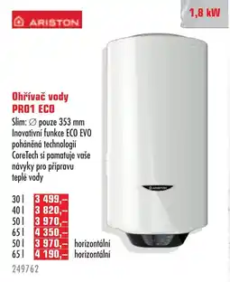 Uni Hobby Ariston ohřívač vody pro1 eco nabídka