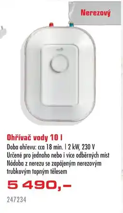 Uni Hobby Ohřívač vody 10 l nabídka