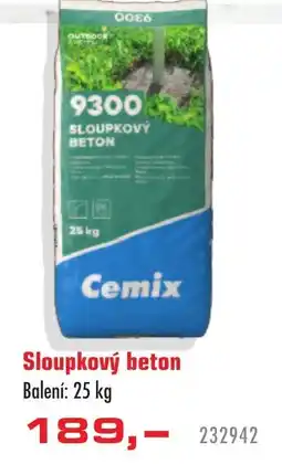 Uni Hobby Cemix sloupkový beton nabídka