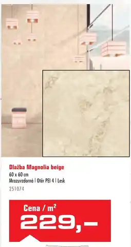 Uni Hobby Dlažba Magnolia beige nabídka