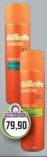 Prima Drogerie Gillette gel Fusion nabídka