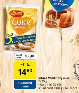 Tesco Vitana Vanilinový cukr nabídka