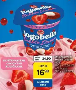 Tesco Zott Jogobella Bubble Dream nabídka