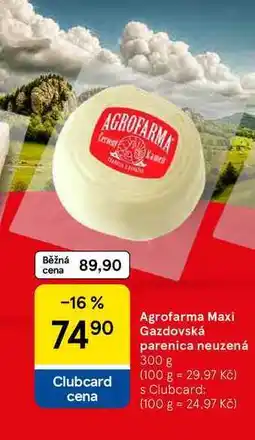 Tesco Agrofarma Maxi Gazdovská parenica neuzená nabídka
