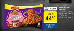Tesco Maggi Korean noodles nabídka