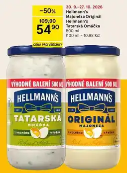 Tesco Hellmann's Majonéza Originál nabídka