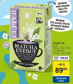 Tesco Cupper čaj nabídka