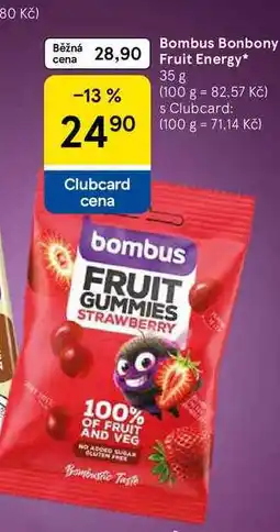 Tesco Bombus Bonbony Fruit Energy nabídka