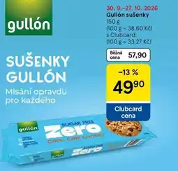 Tesco Gullón sušenky nabídka