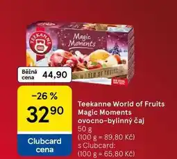 Tesco Teekanne World of Fruits Magic Moments ovocno-bylinný čaj nabídka