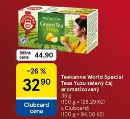 Tesco Teekanne World Special Teas Yuzu zelený čaj aromatizovaný nabídka