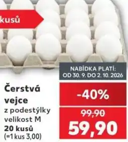 Kaufland Čerstvá vejce nabídka