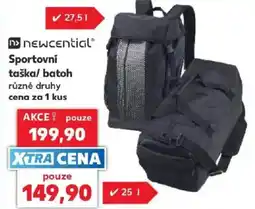 Kaufland Newcential sportovní taška/batoh nabídka