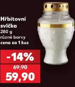 Kaufland Hřbitovní svíčka nabídka