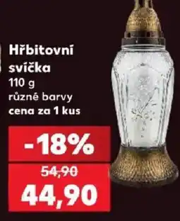 Kaufland Hřbitovní svíčka nabídka