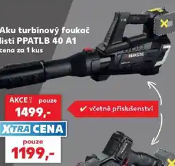 Kaufland Aku turbinový foukač listí ppatlb 40 a1 nabídka