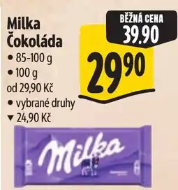 Albert Milka Čokoláda nabídka
