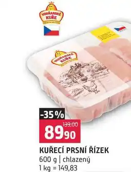 Terno KUŘECÍ PRSNÍ ŘÍZEK 600 g chlazený nabídka